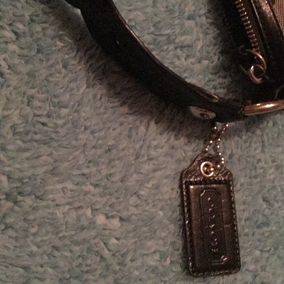 Coach Black Signature Hobo Style Bag - Picture 4 of 4